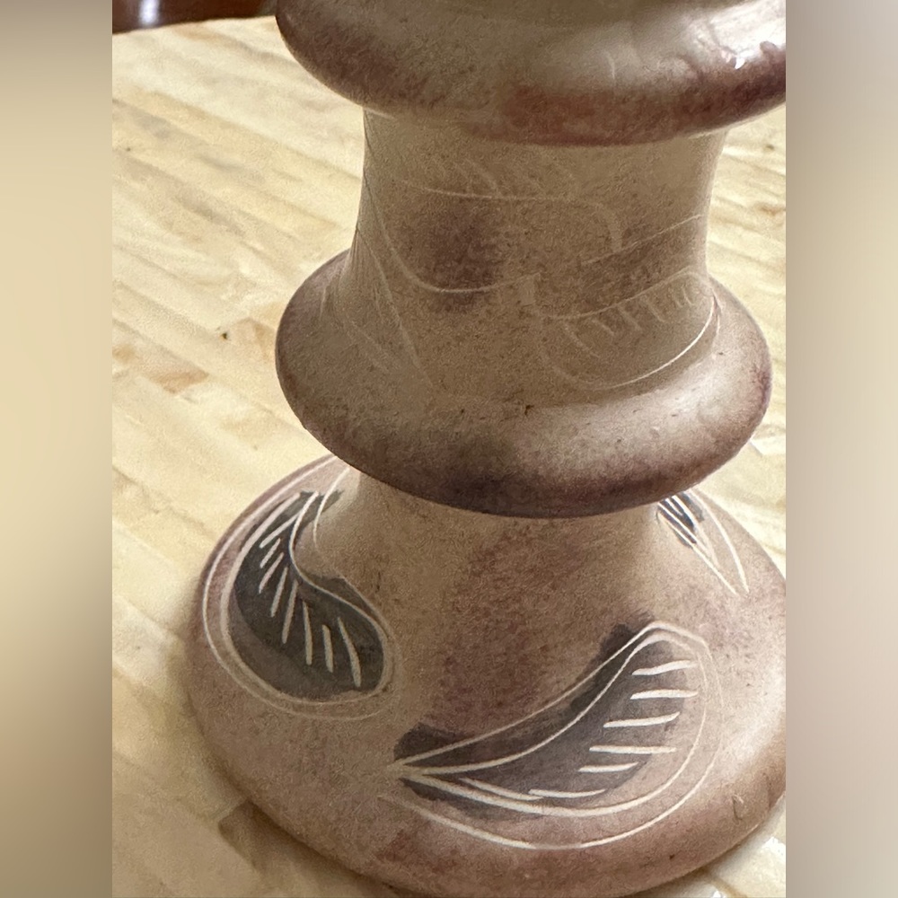 Hand Painted Unique Candlestick - Picture 3 of 4